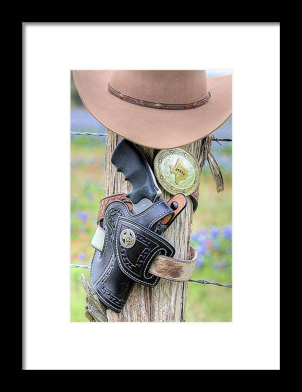 Revolver Framed Print featuring the photograph Texas is Gun Country by JC Findley