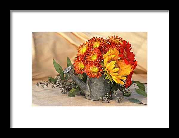 Bouquet Framed Print featuring the photograph Thankfulness by Vanessa Thomas