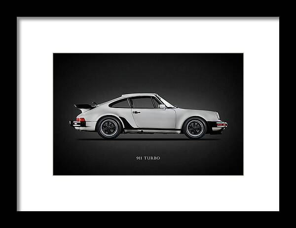 Porsche 911 Turbo Framed Print featuring the photograph The 911 Turbo 1984 by Mark Rogan