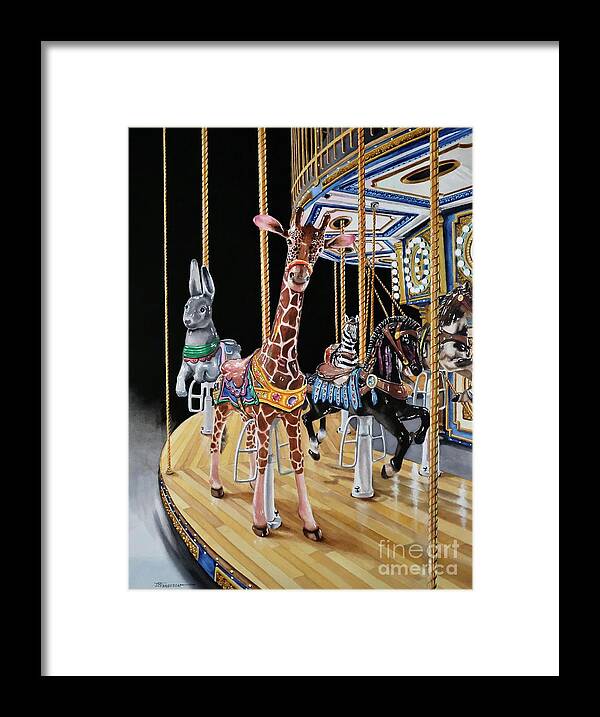 Watercolor Framed Print featuring the painting The Adeline 2 by Jeanette Ferguson