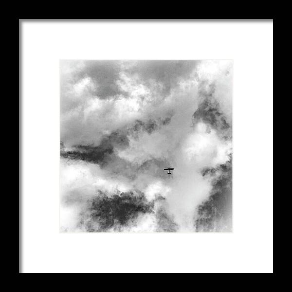 Airplane Framed Print featuring the photograph The Airplane and I by Mary Lee Dereske
