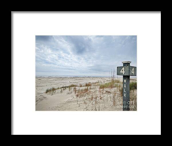 Beach Framed Print featuring the photograph The Beach is 4 Walking by Robert Knight