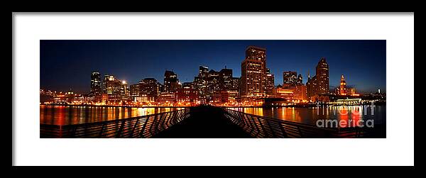 San Francisco Embarcadero Framed Print featuring the photograph The Beauty of the San Francisco Embarcadero by Tony Lee