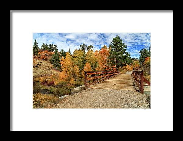 Trail Framed Print featuring the photograph The Bizz Johnson Trail by James Eddy
