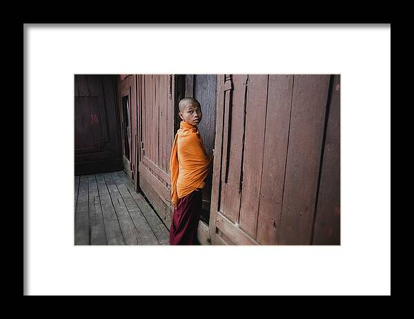 Yancho Sabev Photography Framed Print featuring the photograph The Boy Who Saw Through Me by Yancho Sabev Art