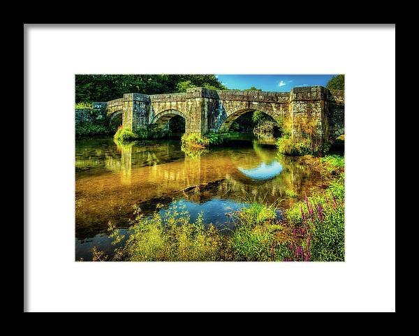 Roman Framed Print featuring the photograph The Brandomil Bridge by Micah Offman