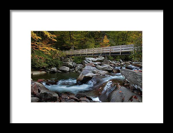 Landscape Framed Print featuring the photograph The Bridge by Jamie Tyler