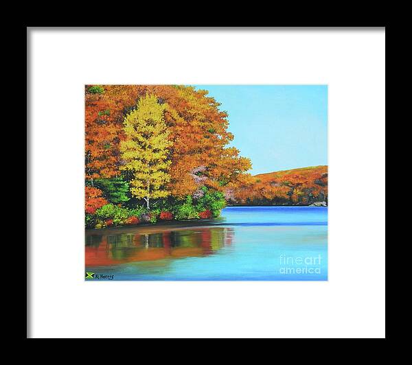 Caribbean Art Framed Print featuring the painting The Calm Before and After by Kenneth Harris
