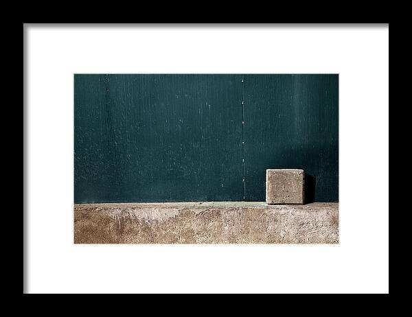 Cement Square Framed Print featuring the photograph The Cement Square by Prakash Ghai