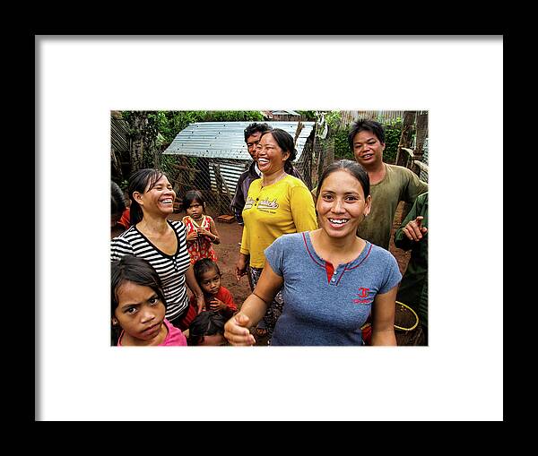 Vietnam Framed Print featuring the photograph The Central Highlands - Jarai Hill Tribe, Central Vietnam by Earth And Spirit