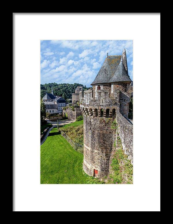 Fougeres Framed Print featuring the photograph The Chateau de Fougeres by W Chris Fooshee