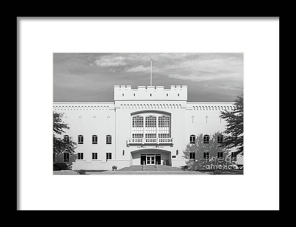 The Citadel Framed Print featuring the photograph The Citadel Daniel Library by University Icons