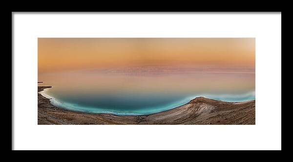 Dead Sea Framed Print featuring the photograph The Dead Sea, Israel by Serge Ramelli