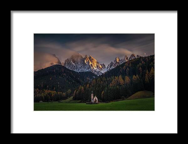 The Dolomites Framed Print featuring the photograph The Dolomites by Piotr Skrzypiec