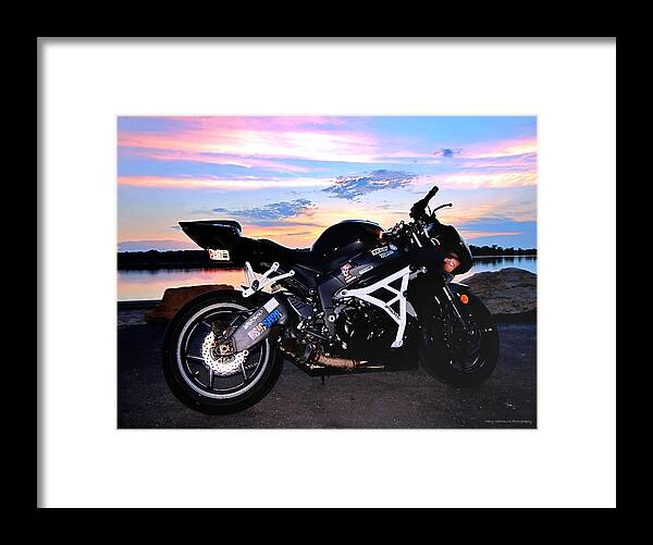 Motorcyle Framed Print featuring the photograph The Dream Machine by Mary Walchuck