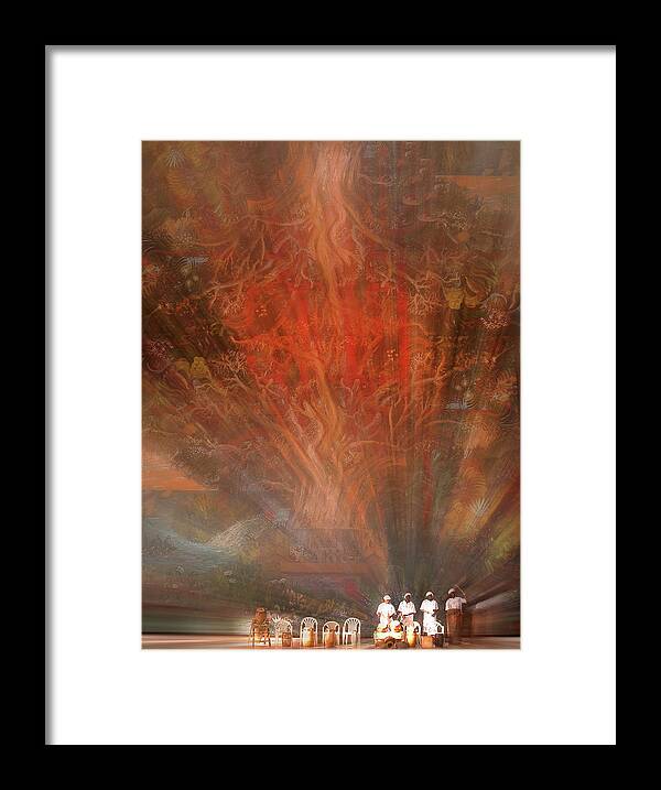 Drum Framed Print featuring the photograph The Drumbeat Rising by Wayne King