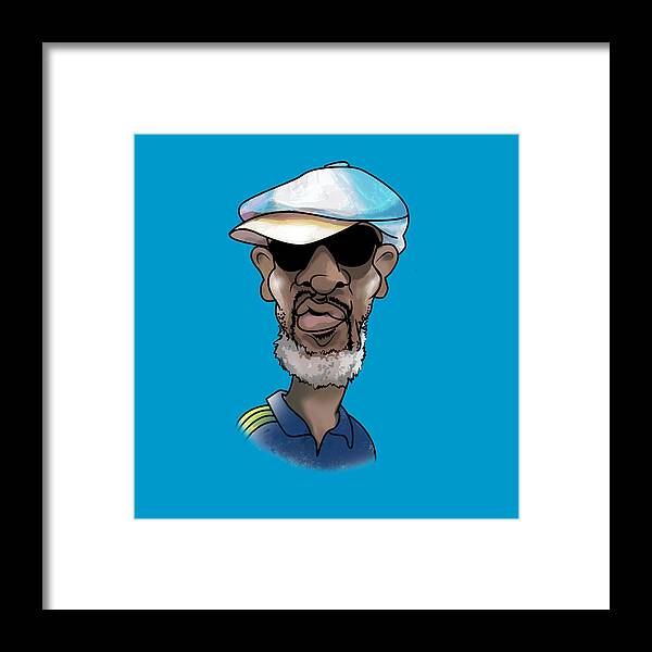  Framed Print featuring the digital art The Duke Of Funk by Tony Camm