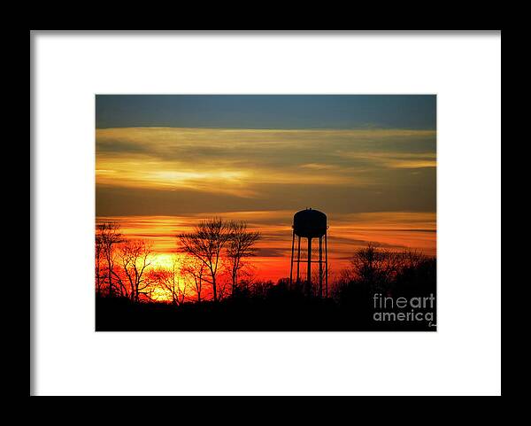 Sunset Framed Print featuring the photograph The End of Another Day by Scott Polley