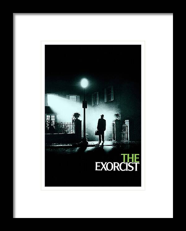 1970s Framed Print featuring the photograph THE EXORCIST -1973-, directed by WILLIAM FRIEDKIN. by Album
