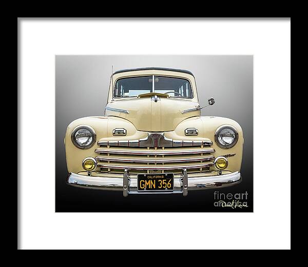 California Framed Print featuring the photograph The Face of a Woodie, 1 of 3 by David Levin