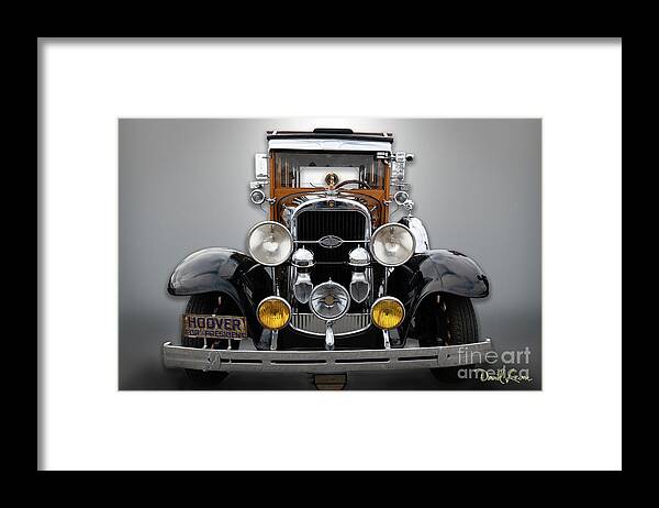 California Framed Print featuring the photograph The Face of an Oldsmobile Woody Wagon by David Levin