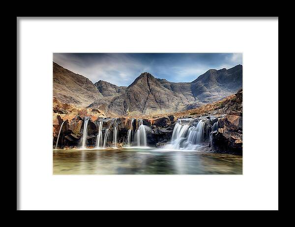 Fairy Pools Framed Print featuring the photograph The Fairy Pools - Isle of Skye 3 by Grant Glendinning