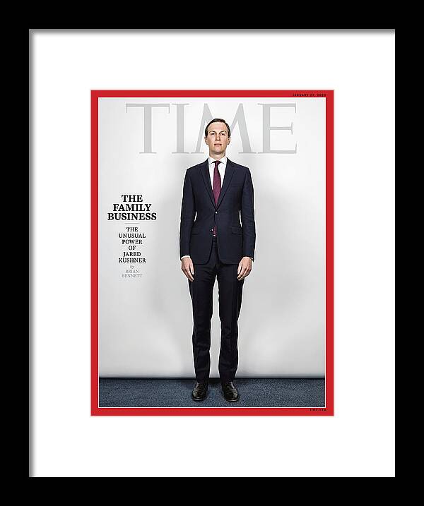 Jared Kushner Framed Print featuring the photograph The Family Business by Photograph by Stefan Ruiz for TIME