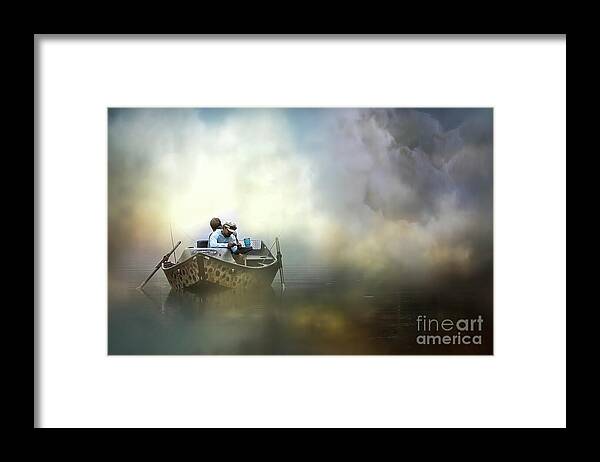 Fisherman Framed Print featuring the photograph The Fishermen by Shelia Hunt