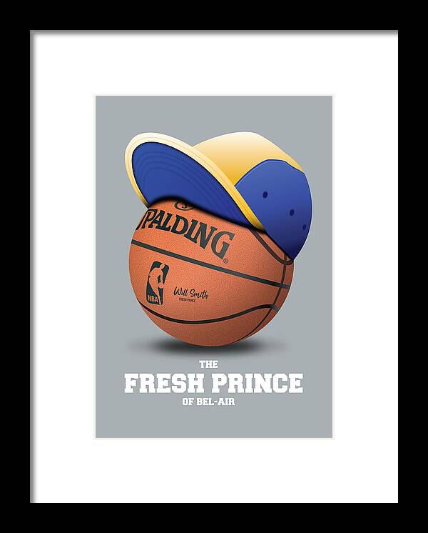 Movie Poster Framed Print featuring the digital art The Fresh Prince of Bel-Air by Movie Poster Boy
