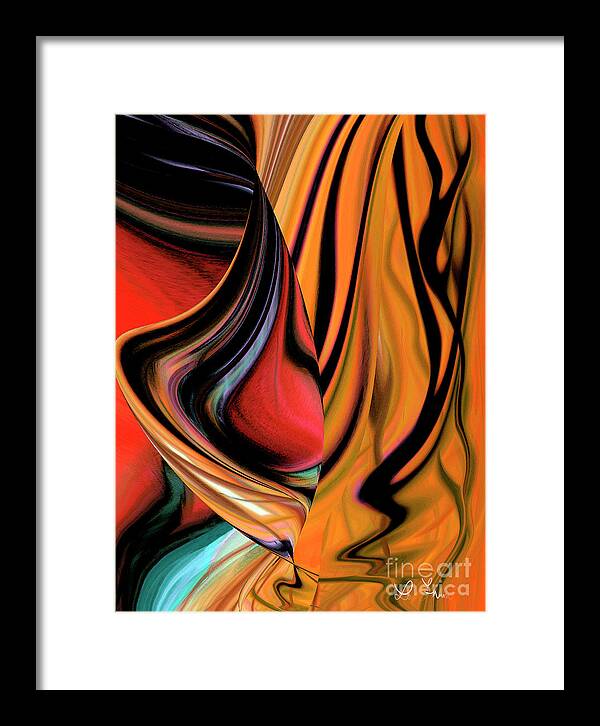 Fun Framed Print featuring the digital art The Fun Does Not End During The Dance by Leo Symon