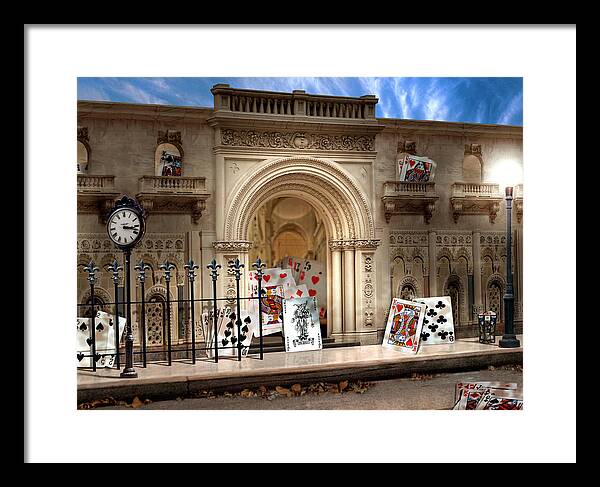 Poker Framed Print featuring the photograph The Gaming Palace by John Manno