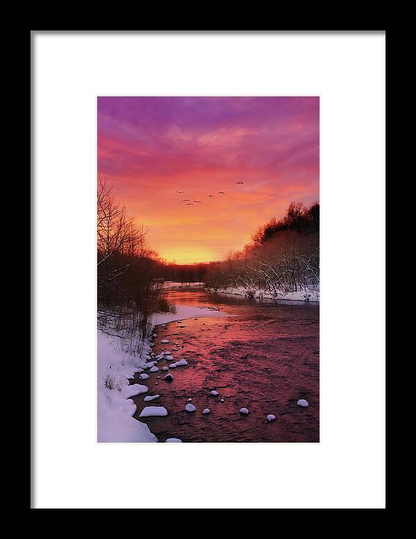  Framed Print featuring the photograph The Gift of a New Day by Rob Blair