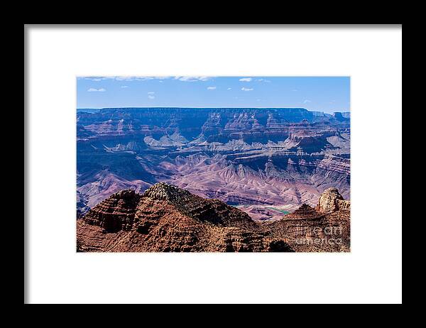 The Grand Canyon Arizona Framed Print featuring the digital art The Grand Canyon Arizona by Tammy Keyes
