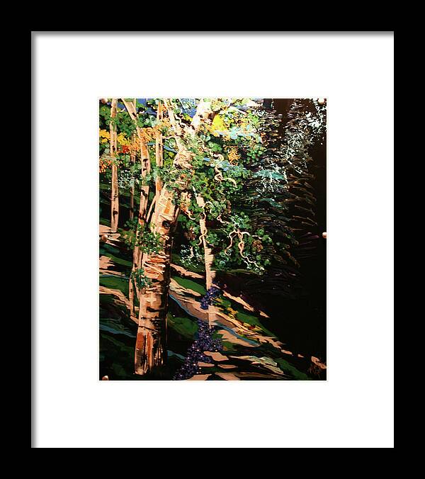 Aspen Framed Print featuring the painting The Grandfather by Marilyn Quigley