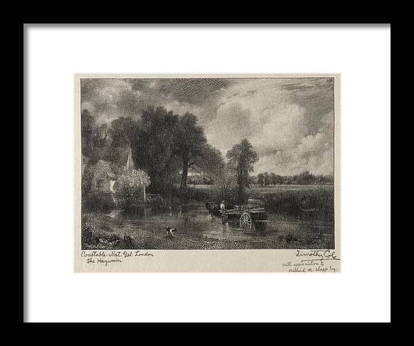Great Framed Print featuring the painting The Hay Wain 1899 Timothy Cole by MotionAge Designs