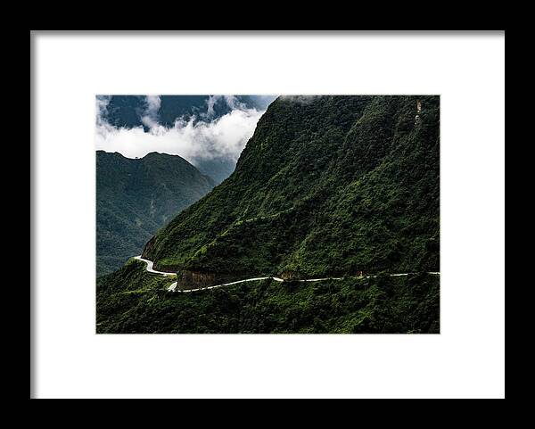 Vietnam Framed Print featuring the photograph The High Road - High Mountain Pass, Northern Vietnam by Earth And Spirit