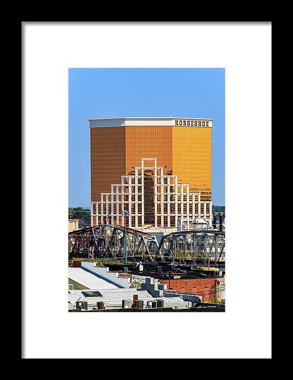 The Horseshoe Casino in Shreveport Bossier City, LA. Framed Print
