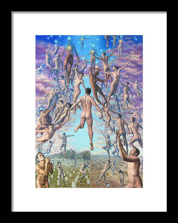 Life Framed Print featuring the painting The Journey After by Miguel Tio