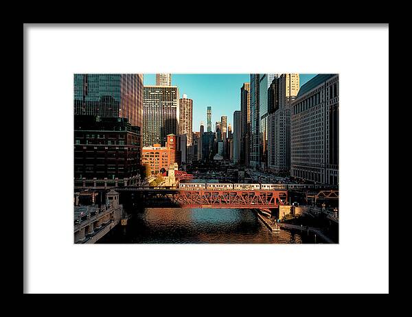 Chicago Framed Print featuring the photograph The L by Jose Luis Vilchez