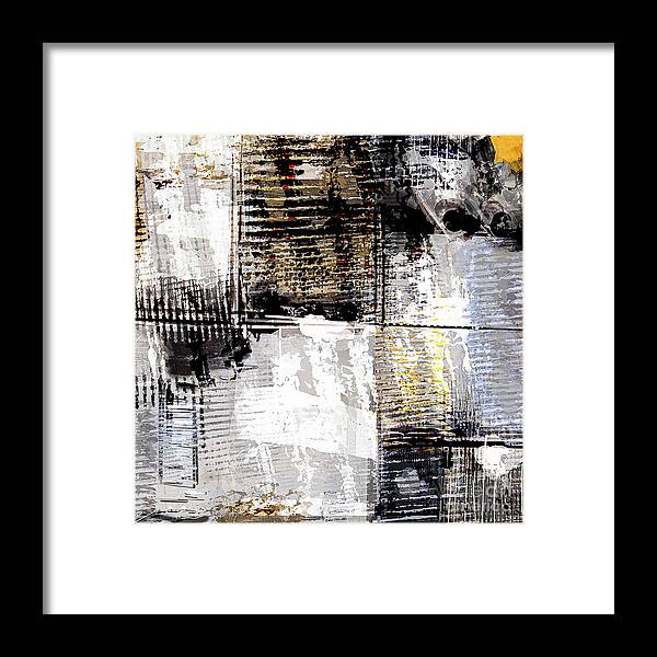 Abstract Framed Print featuring the photograph The Ladder by Marilyn Cornwell