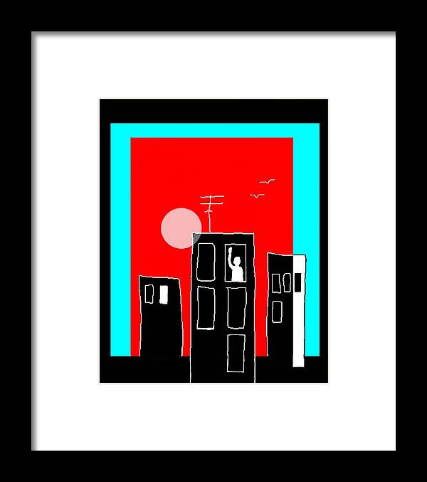 Mother Framed Print featuring the mixed media The Last Time. . . by Hartmut Jager