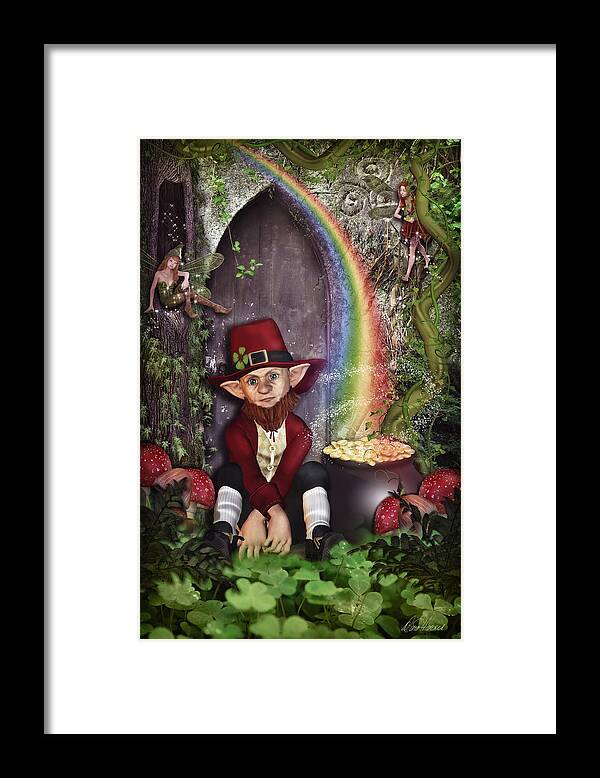 Leprechaun Framed Print featuring the photograph The Leprechaun by Diana Haronis
