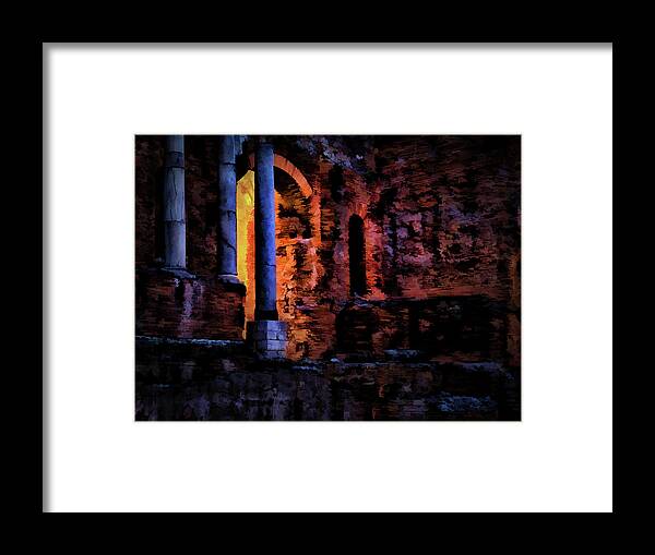 Italy Framed Print featuring the photograph The Light Within by Monroe Payne