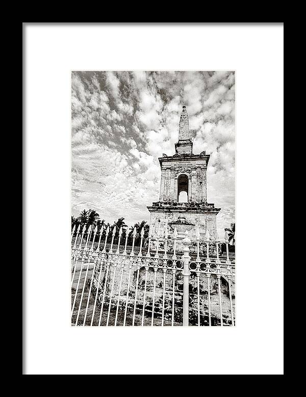 Southeast Asia Framed Print featuring the photograph The Magellan Monument by John Seaton Callahan