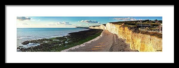White Cliffs Of Dover Framed Print featuring the photograph The Majestic Cliffs by Ryan Huebel