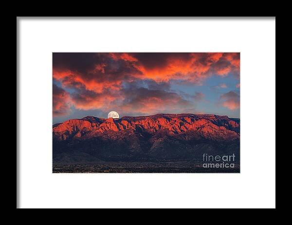 Taos Framed Print featuring the photograph The Majestic Sandias by Elijah Rael