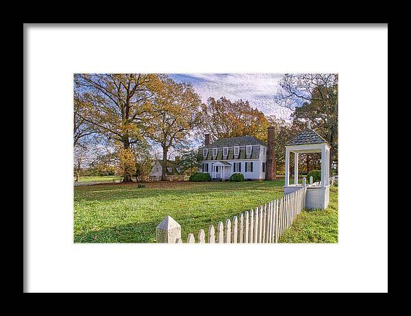 Moore House Framed Print featuring the photograph The Moore House by Jerry Gammon