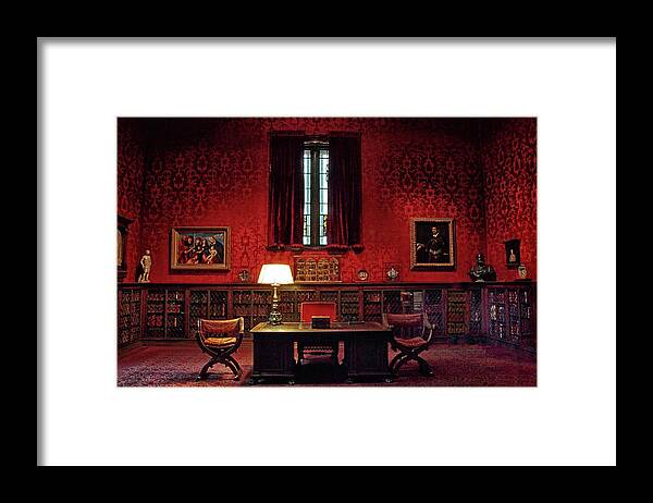The Morgan Library Framed Print featuring the photograph The Morgan Library Study by Jessica Jenney