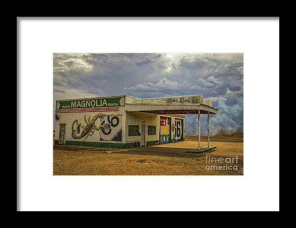 The Mother Road Route 66 Framed Print featuring the photograph The Mother Road Route 66 by Mitch Shindelbower