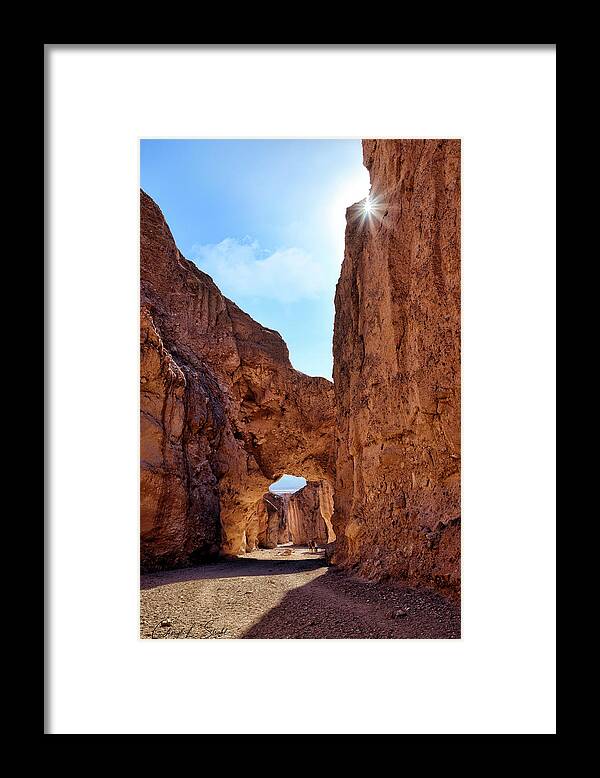 Ca Framed Print featuring the photograph The Natural Bridge by Cheryl Strahl